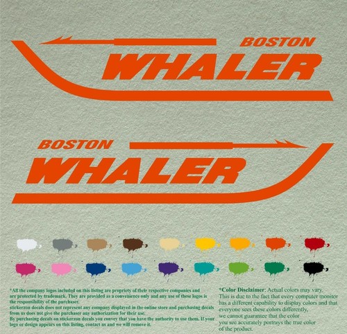 Boston whaler set - whaler, coppia