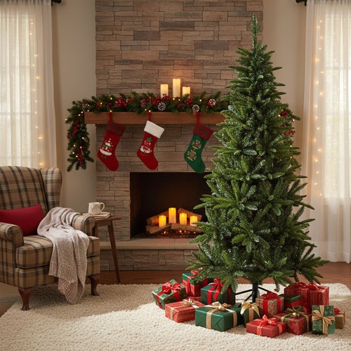 Albero natale slim misto - di,