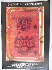 P.80.16 Pubblicita' Advertising Knight lore-48k sinclair Zx 1980 Clipping Riv.Pc