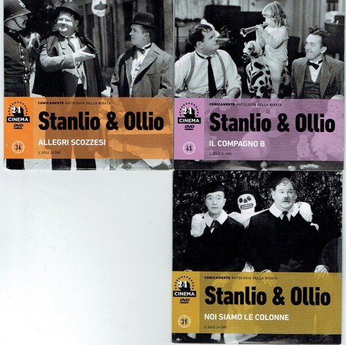 Stanlio ollio 3 dvd de - stanlio,