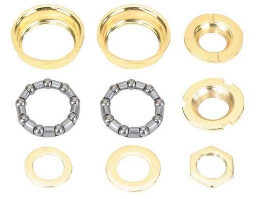 Set staffe fondo bici oro - set,