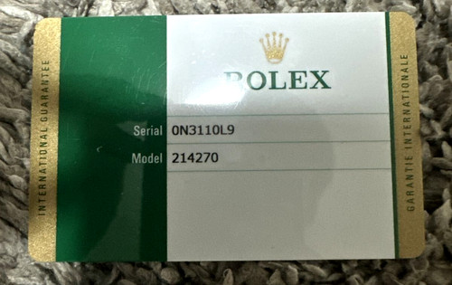 Vintage originale rolex 214270 - rolex,