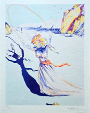 Salvador.Dalì Litografia COA