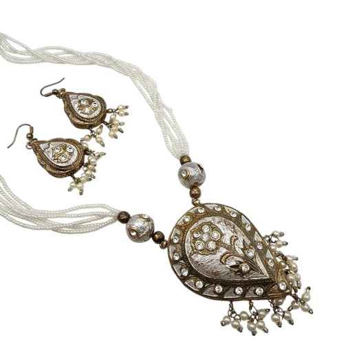Set collana corta kundan mala - set,