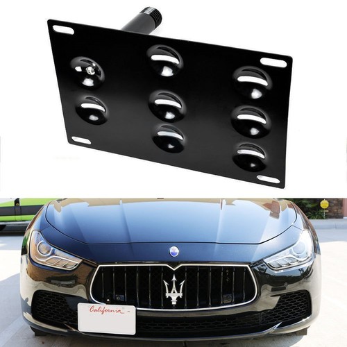 Bumper tow hook license plate - tow,