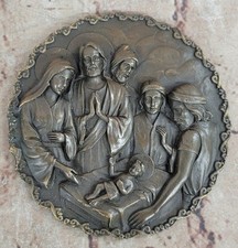 Natività In Bronzo Genuino