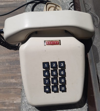 Telefono fisso tasti - fisso, bianco
