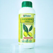Fitokem - Olio di Neem GOLD 1LT - Potenziato con ZEOLITE e CHABASITE 