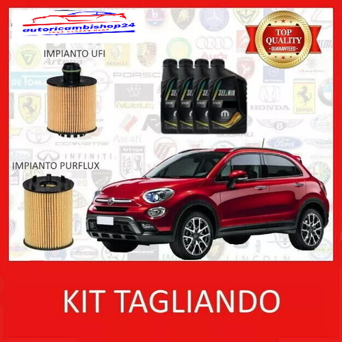 Kit tagliando filtro olio - olio, +