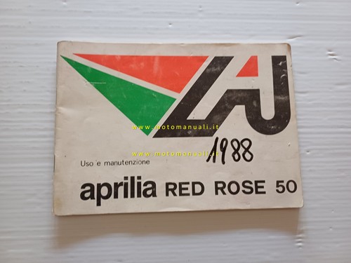 Aprilia red rose 1988 - red,