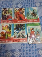 Libri Salgari ed avventura anni 60 edizioni Carroccio e Boschi  sei libri vari