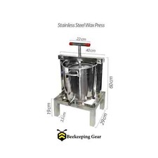 PRESSA CERA ACCIAIO INOX 10