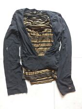 lotto 1069b maglietta top camicetta marrone Miss SIxty donna tg. M