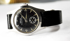 Orologio da polso vintage Croton Nivada Grenchen N14 C2511 sportivo quadrante nero 32 mm
