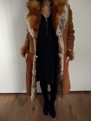 Cappotto agnello rovesciato