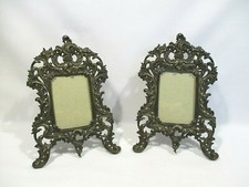 Antique Pair of Bronze Frame
