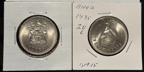 Rhodesia centesimi 1975 - centesimi,