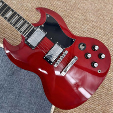 Chitarra elettrica SG Standard Cherry Red hardware cromato ABR bridge HH Pickup
