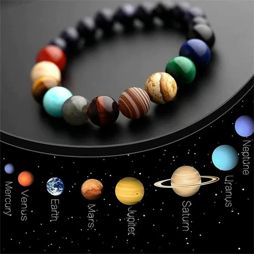 Bracelet planètes perles - bracelet,