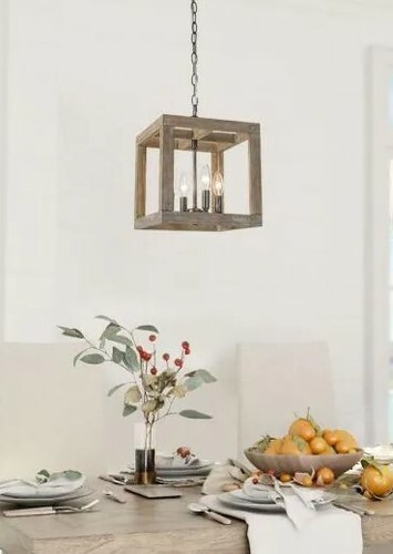 Lampadario legno lnc - in,