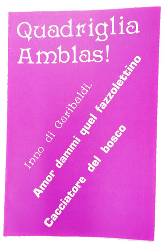 Quadriglia amblas inno - quadriglia, amblas!