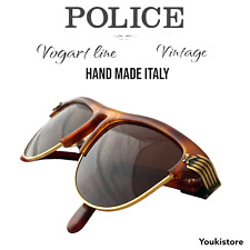 POLICE Vogart line occhiali da sole deo1014 034 RARE VINTAGE 80s HAND MADE ITALY