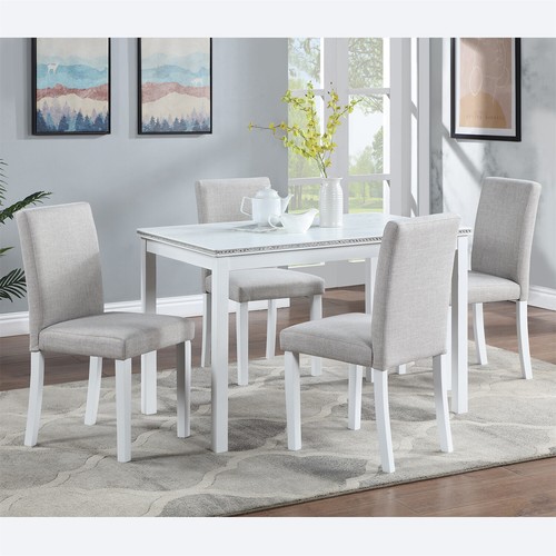 Set tavolo pranzo pezzi - tavolo, 5
