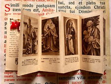 RELIC Padre Beccaro: composta da sette cartellini sacri - si apre come una fisarmonica