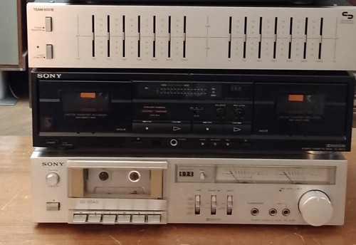 Lotto sony tape deck - tape, e