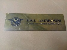 Piccola Insegna Targa Ottone