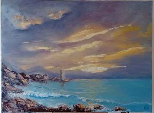 Quadro olio tela - olio,