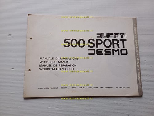 Ducati 500 sport desmo 1977 - ducati,