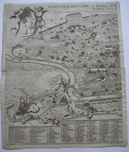 Pianta roma mappa giov - mappa,