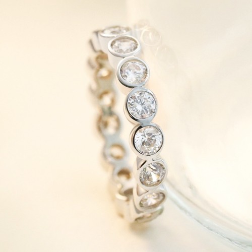 Set lunetta moissanite tonda - , 3
