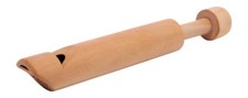 Flauto in legno naturale non
