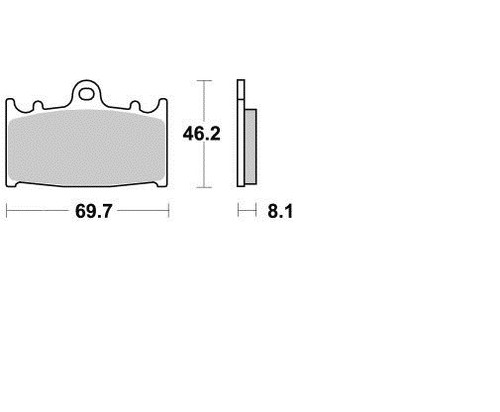 715cm55 pastiglie freno - ,