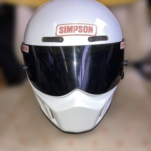 Casco integrale simpson bianco - casco,