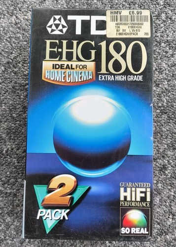 Videocassetta tdk vhs ehg180 - ehg180, 2