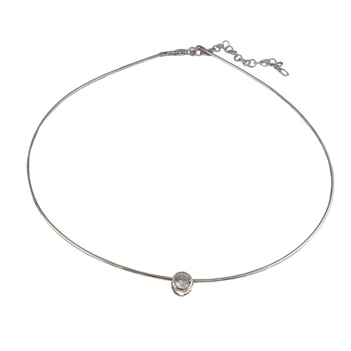 Collana punto luce argento - collana,