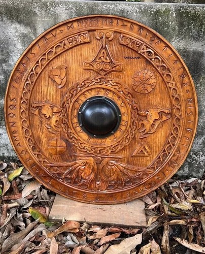 Guerriero legno vichingo - guerriero,