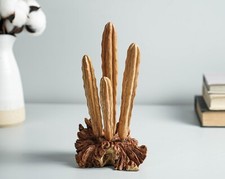 Scultura cactus in legno