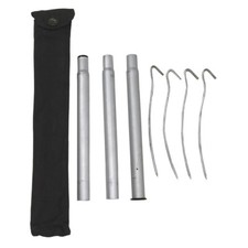 palo paletto alluminio militare 72 cm tenda bivi shelter bivacco sopravvivenza