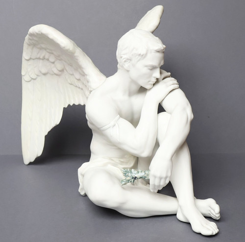 Statua porcellana angelo