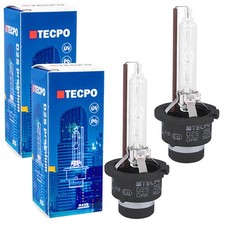 2x TECPO BRUCIATORE XENON D2S 4300K 12V 35W LAMPADA FARO PREMIUM AUTO