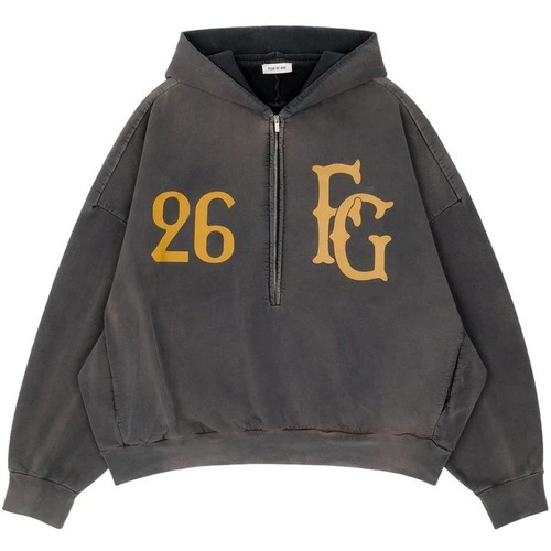 Felpa con cappuccio fear - felpa,