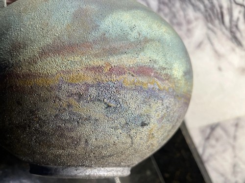 Vaso ceramica raku smalto - vaso,