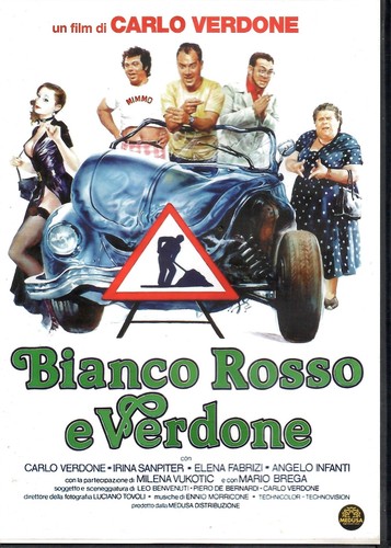 Dvd bianco rosso e verdone - bianco,
