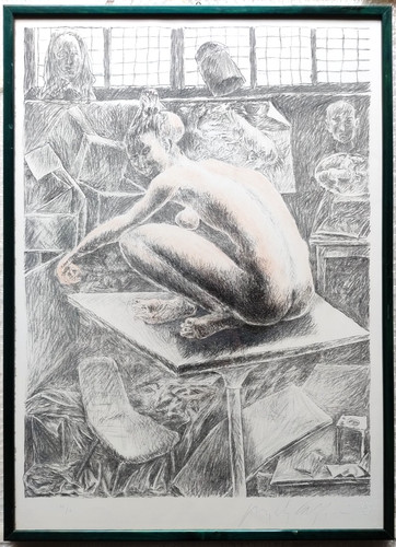 Pericle fazzini litografia - pericle,
