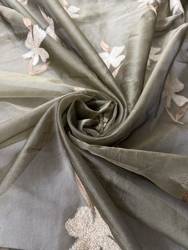 Tessuto organza ricamo - , 100%