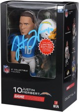 Justin Herbert Chargers Autographed GameChangers Series 3 Full Color 6" Figurine